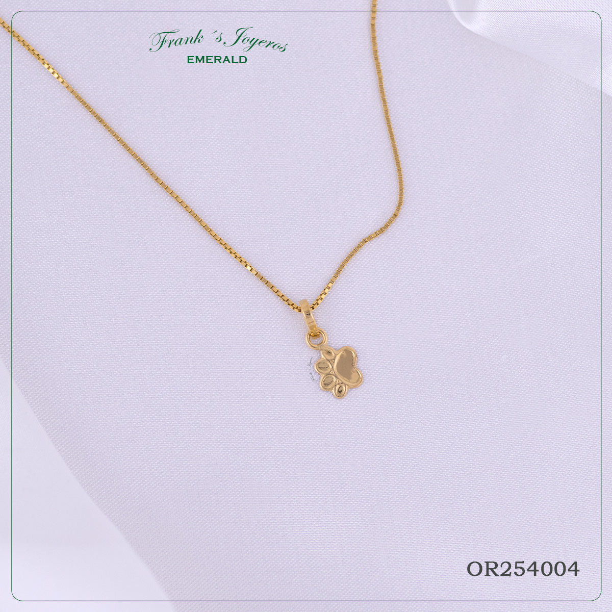 Dije Huella oro - OR254004