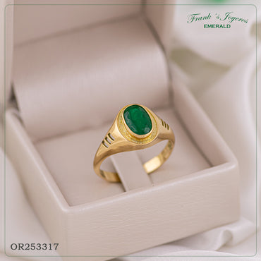 Anillo Caballero Ovalado Bisel - OR253317