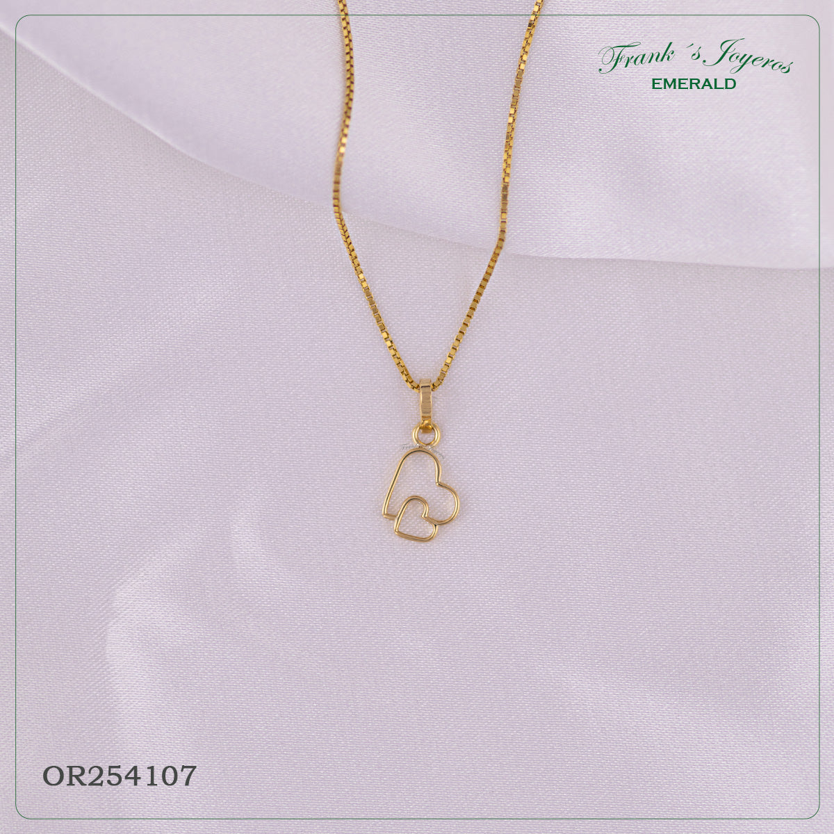Dije Dos Corazones - OR254107