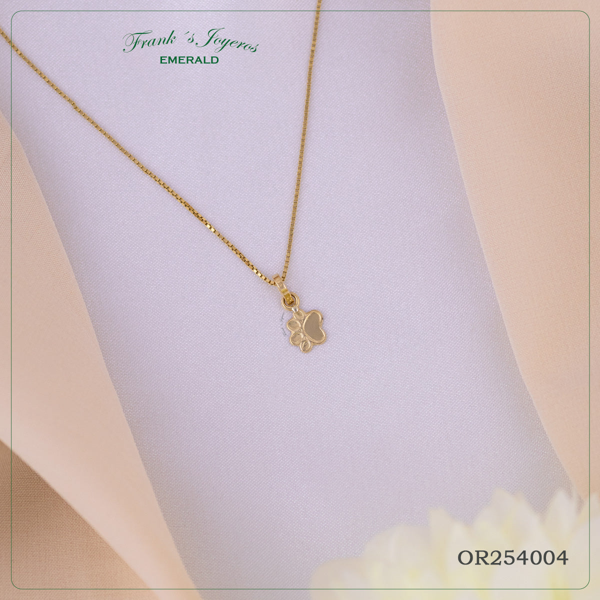 Dije Huella oro - OR254004