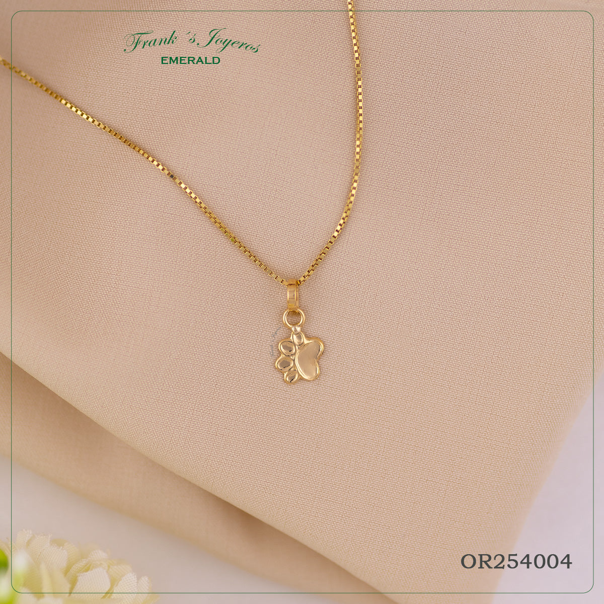 Dije Huella oro - OR254004