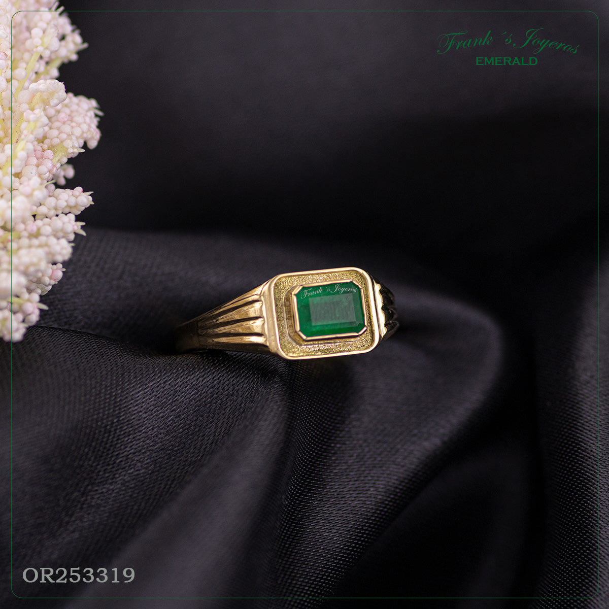 Anillo Caballero Líneas - OR253319