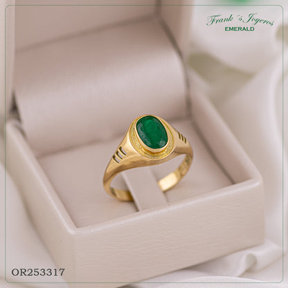 Anillo Caballero Ovalado Bisel - OR253317