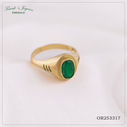 Anillo Caballero Ovalado Bisel - OR253317