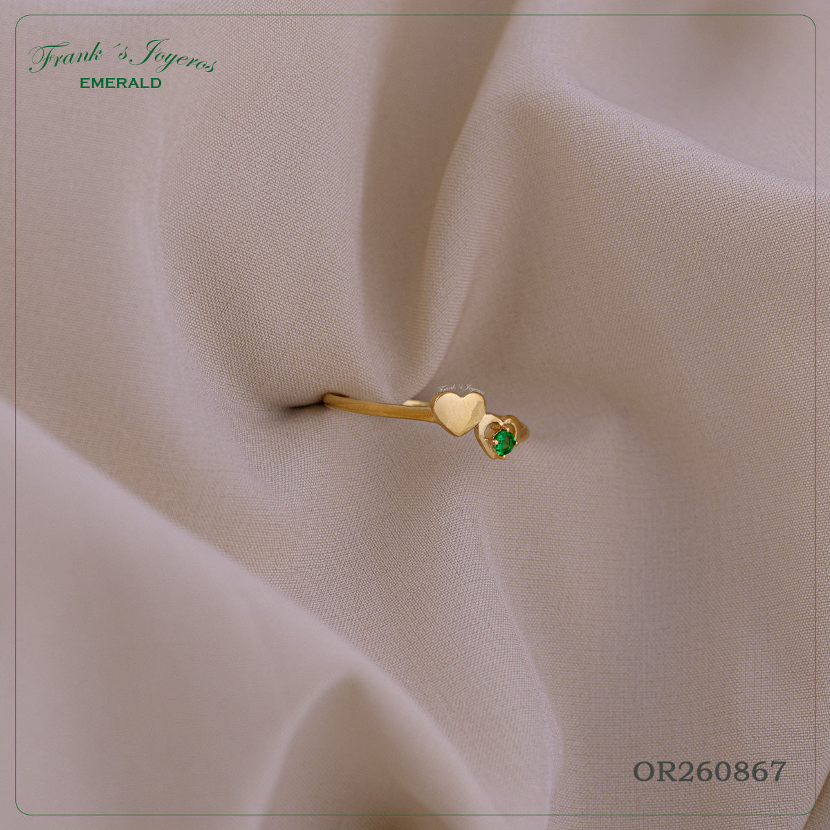 Anillo Corazones - OR260867