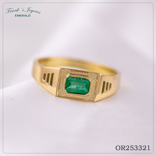 Anillo Caballero Rectangular OR253321