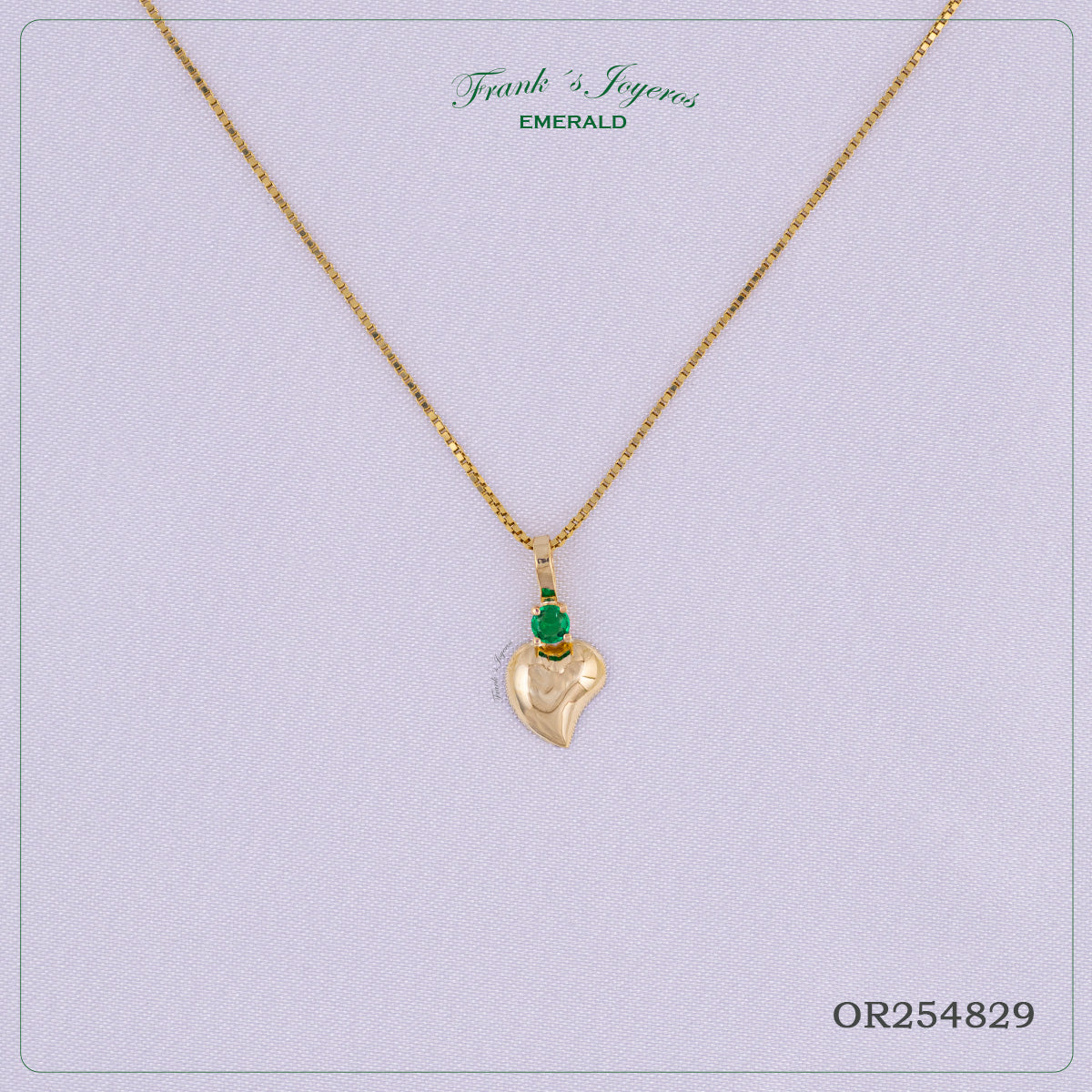 Dije Corazón moderno - OR254829