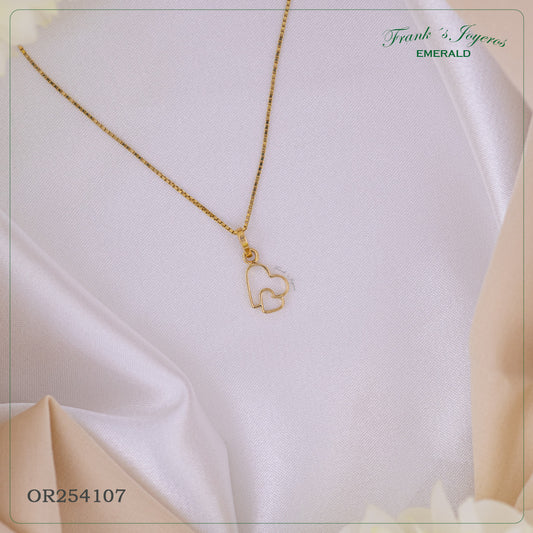 Dije Dos Corazones - OR254107